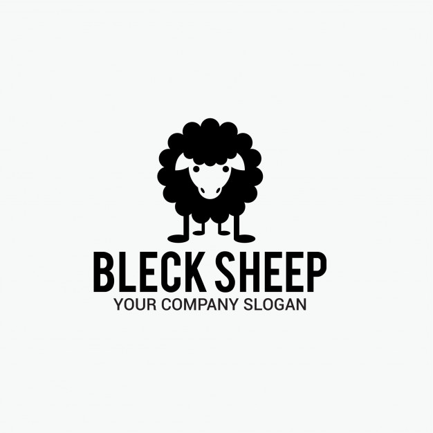 626x626 Black Sheep Logo Vector Premium Download