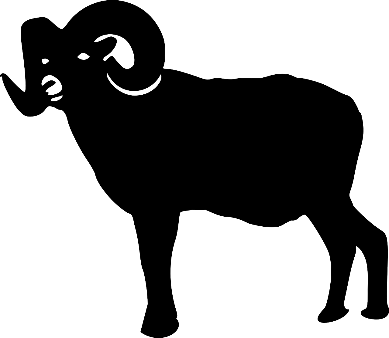 Sheep Silhouette Vector