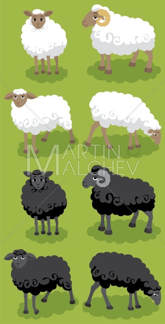 Sheep Vector Cartoon Illustration Lamb Ram Animal Black Etsy 570x1115 Sheep Vector Cartoon Illustration Lamb Ram Animal Black Etsy