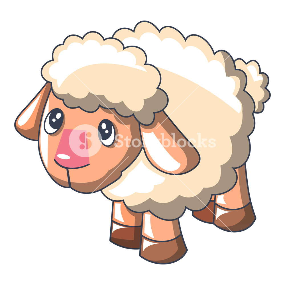 White Sheep Icon Cartoon Of White Sheep Vector Icon For Web 1000x1000 White Sheep Icon Cartoon Of White Sheep Vector Icon For Web
