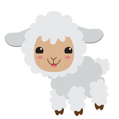 Cute Sheep Vector Illustration Stock Vectors 416x416 Cute Sheep Vector Illustration Stock Vectors