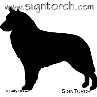 Belgian Sheepdog Signtorch, Turning Images Into Vector Cut Paths 320x320 Belgian Sheepdog Signtorch, Turning Images Into Vector Cut Paths