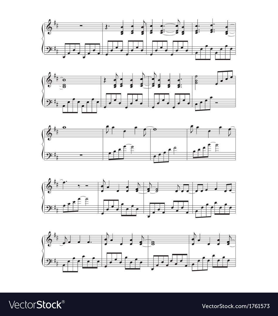 948x1080 Sheet Music Vector