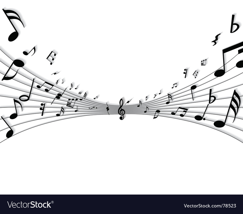 1000x880 Coloring Musical Notes Royalty Free Vector Image Vectorstock