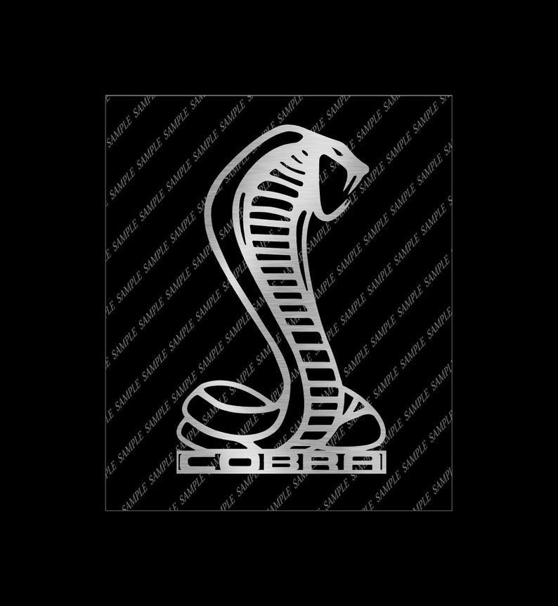 794x863 Dxf Vector Ford Shelby Cobra Logo Man Cave Shop Farm Dxfcnc Etsy