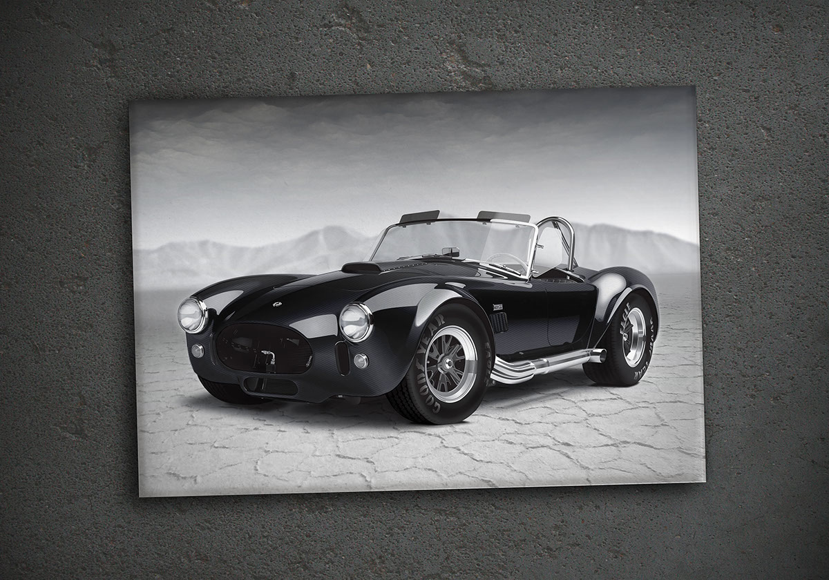 Shelby Cobra Vector On Behance 1200x840 Shelby Cobra Vector On Behance