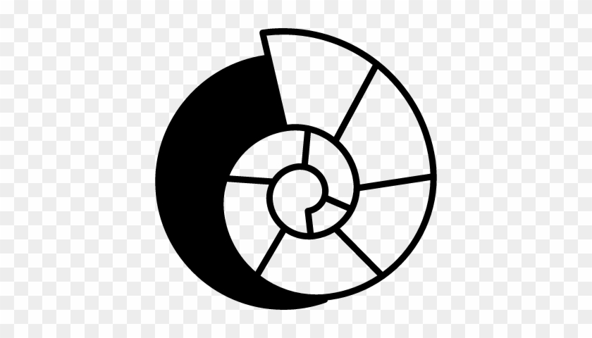 840x480 Conch Shell Outline Vector