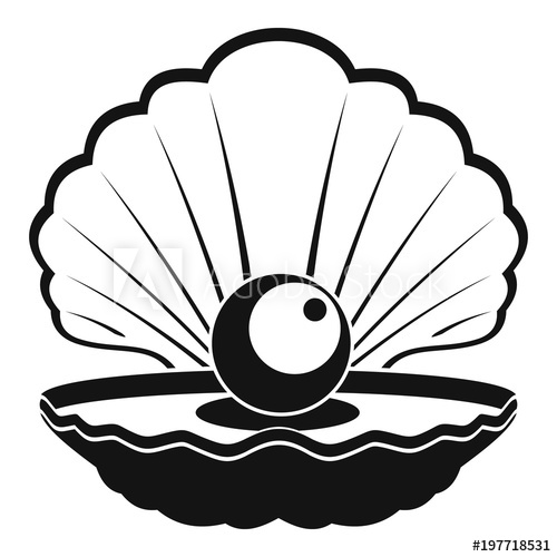 500x500 Opened Shell Icon Simple Illustration Of Opened Shell Vector Icon