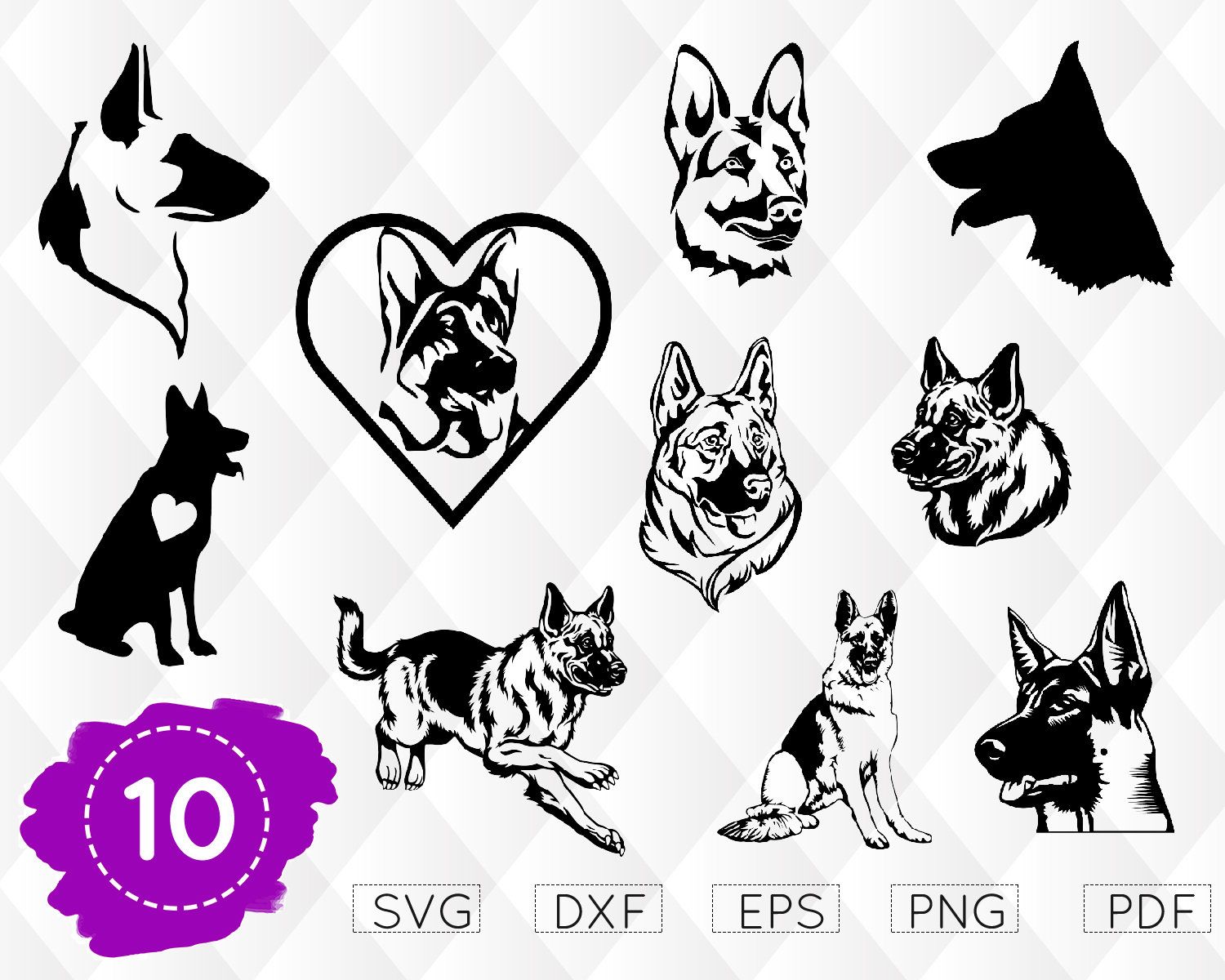 1500x1200 German Shepherd Shepherd Silhouette, Dog Lover Shepherd