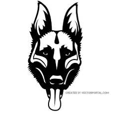 230x230 German Shepherd Vector Free Vectors Downloads Found