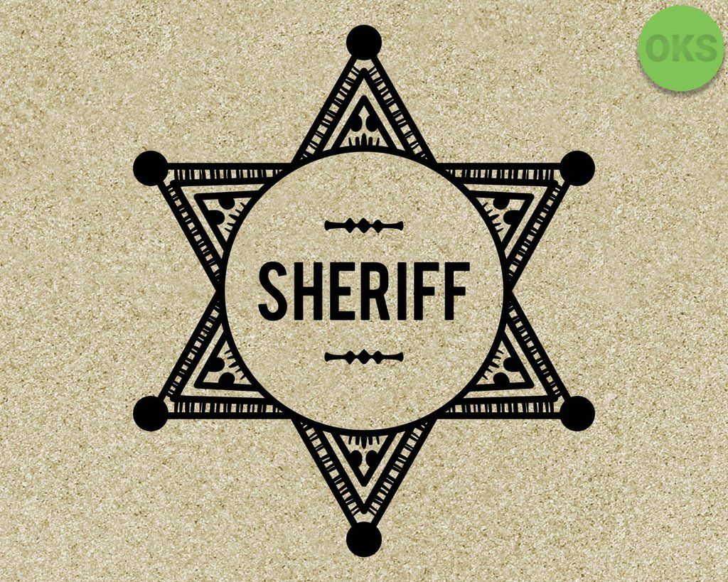1024x819 Sheriff's Badge Dxf, Vector, Clipart, Cricut, Download