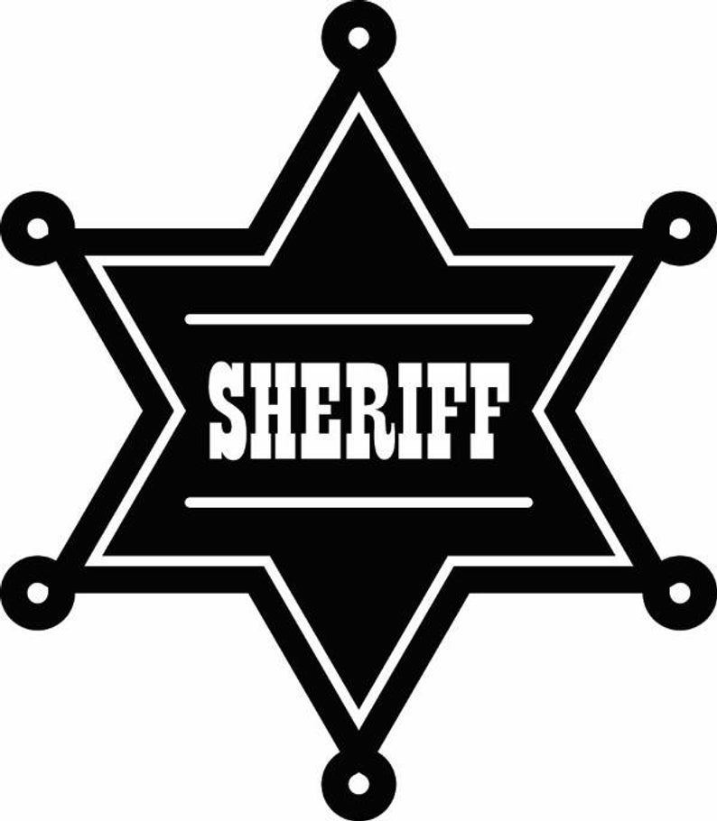 Sheriff Badge Vector at Vectorified.com | Collection of Sheriff Badge ...