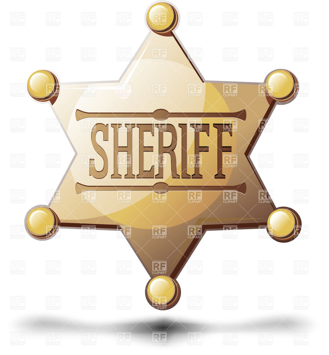 Sheriff's Six Pointed Star 1115x1200 Sheriff's Six Pointed Star