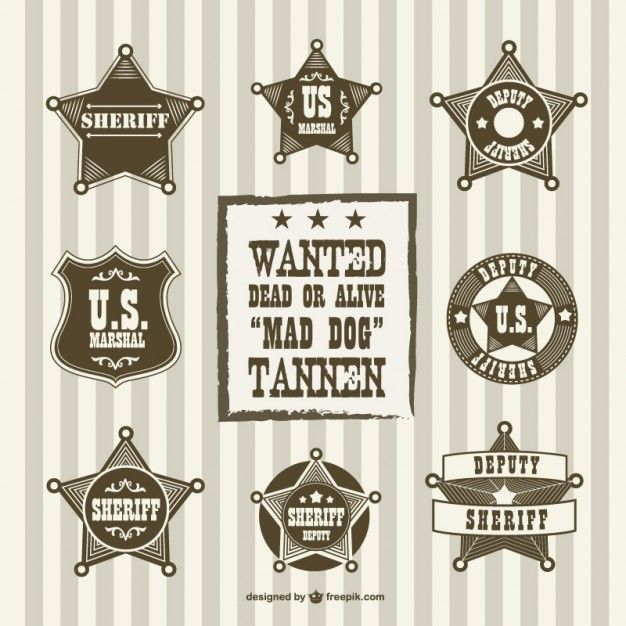 Vintage Sheriff Deputy Badges 626x626 Vintage Sheriff Deputy Badges