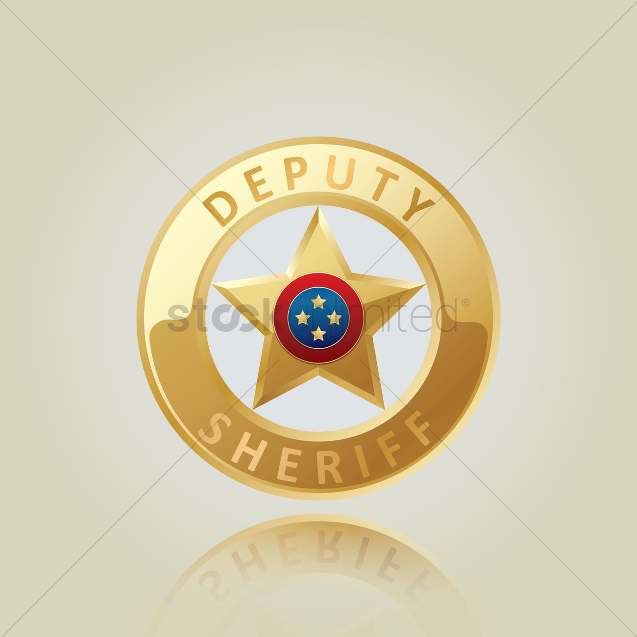Free Deputy Sheriff Badge Vector Image 1300x1300 Free Deputy Sheriff Badge Vector Image