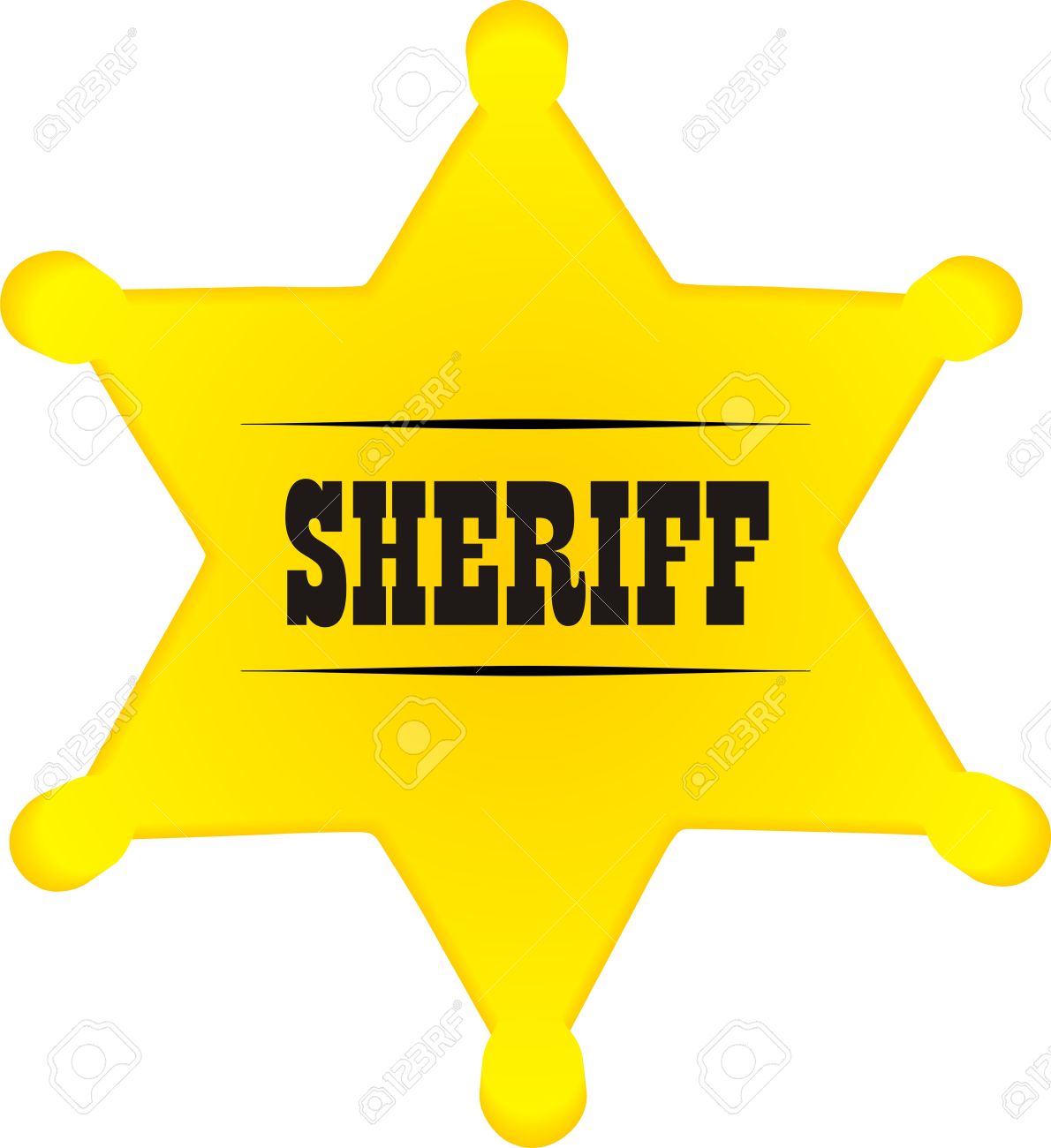 1190x1300 Sheriff Badge Clipart