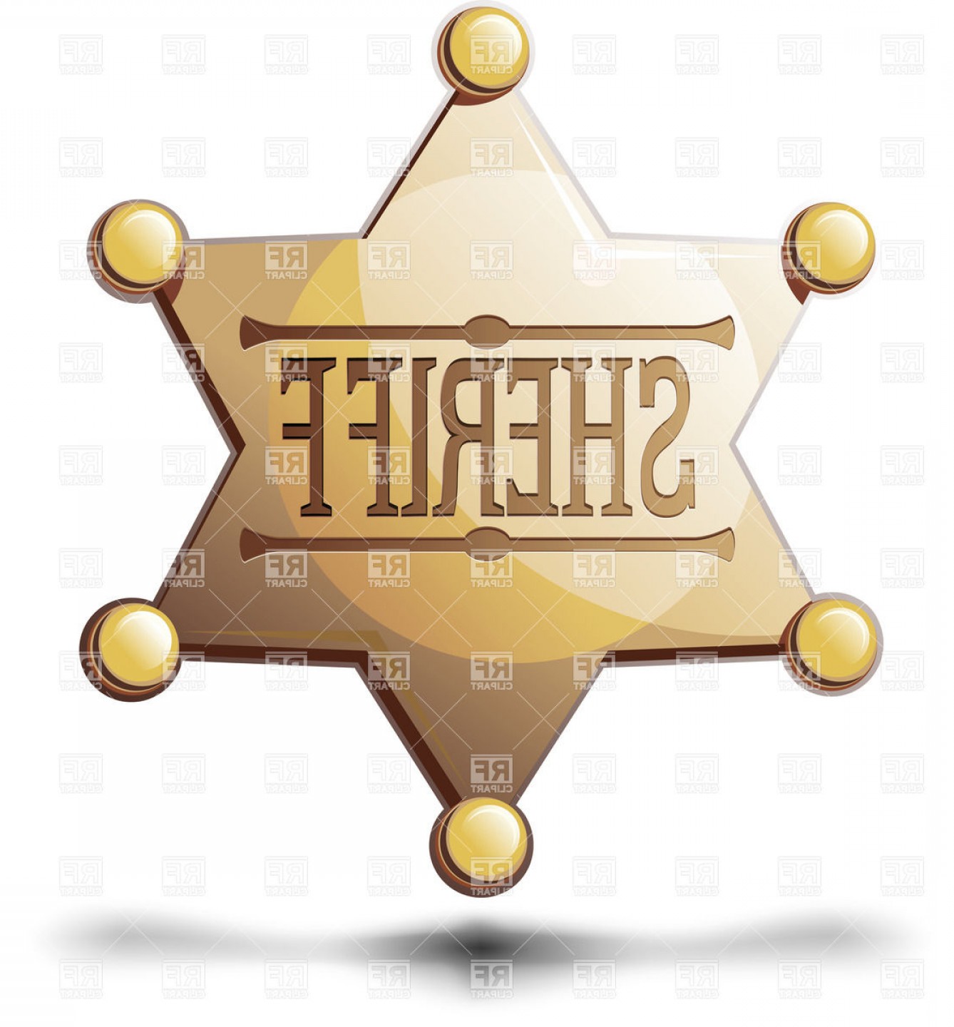 Sheriff Badge Vector Free Download at Collection of