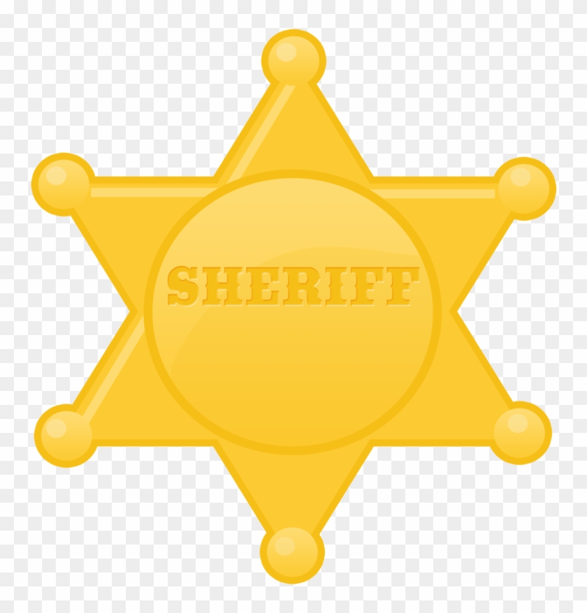 840x878 Estrela Xerife Sheriff Badge Country Western