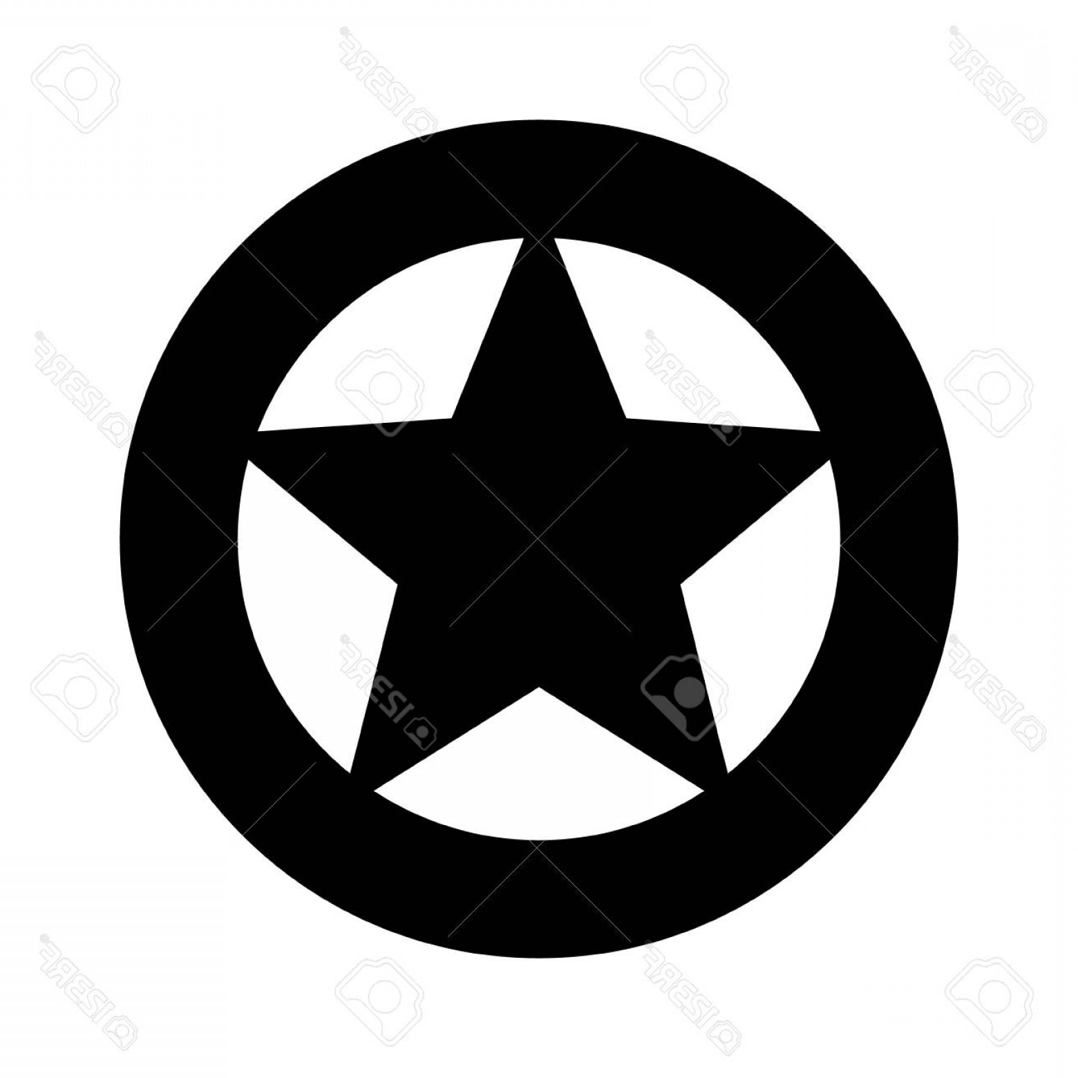1560x1560 Photostock Vector Sheriff Or Texas Ranger Wild West Circular Star