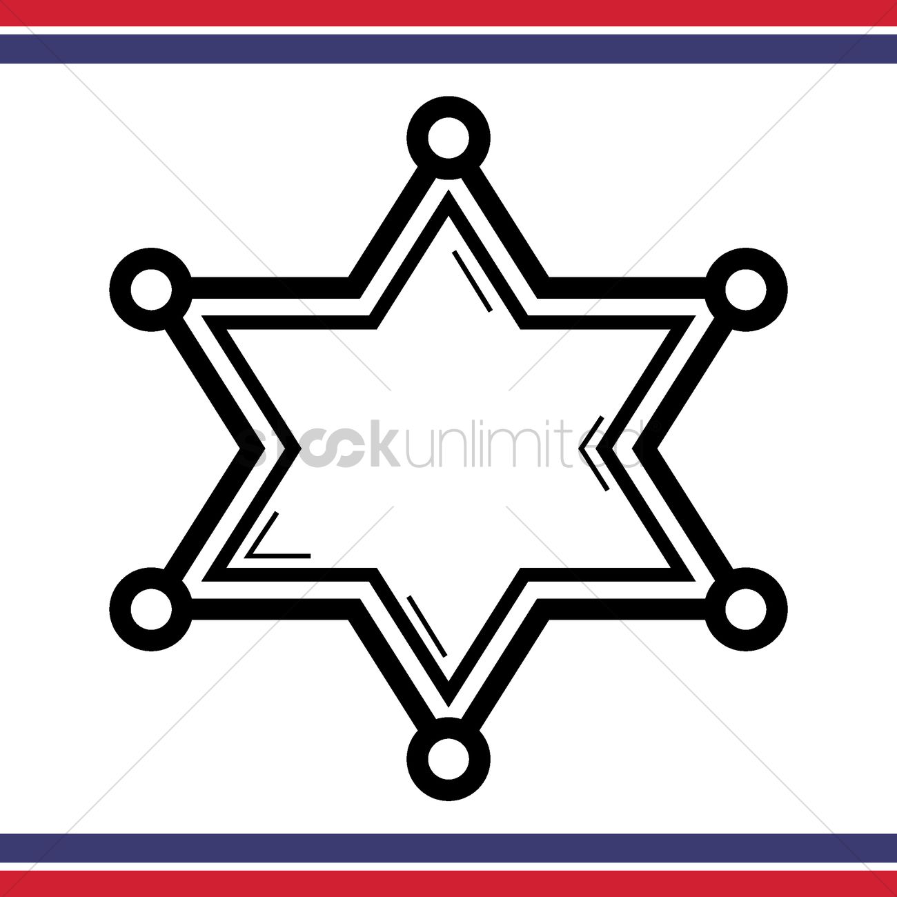 1300x1300 Sheriff Star Vector Image