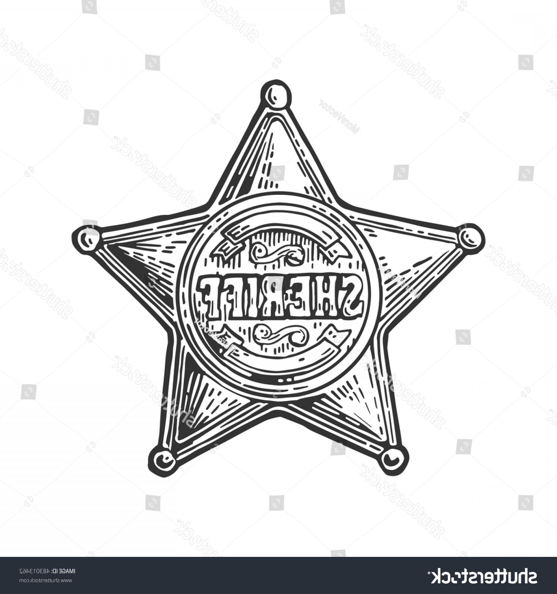 1800x1920 Sheriffs Star Badge Vector Catchsplace