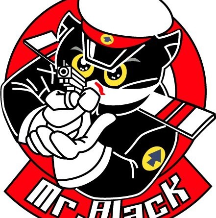 441x445 Black Cat Sheriff Vector Free Download