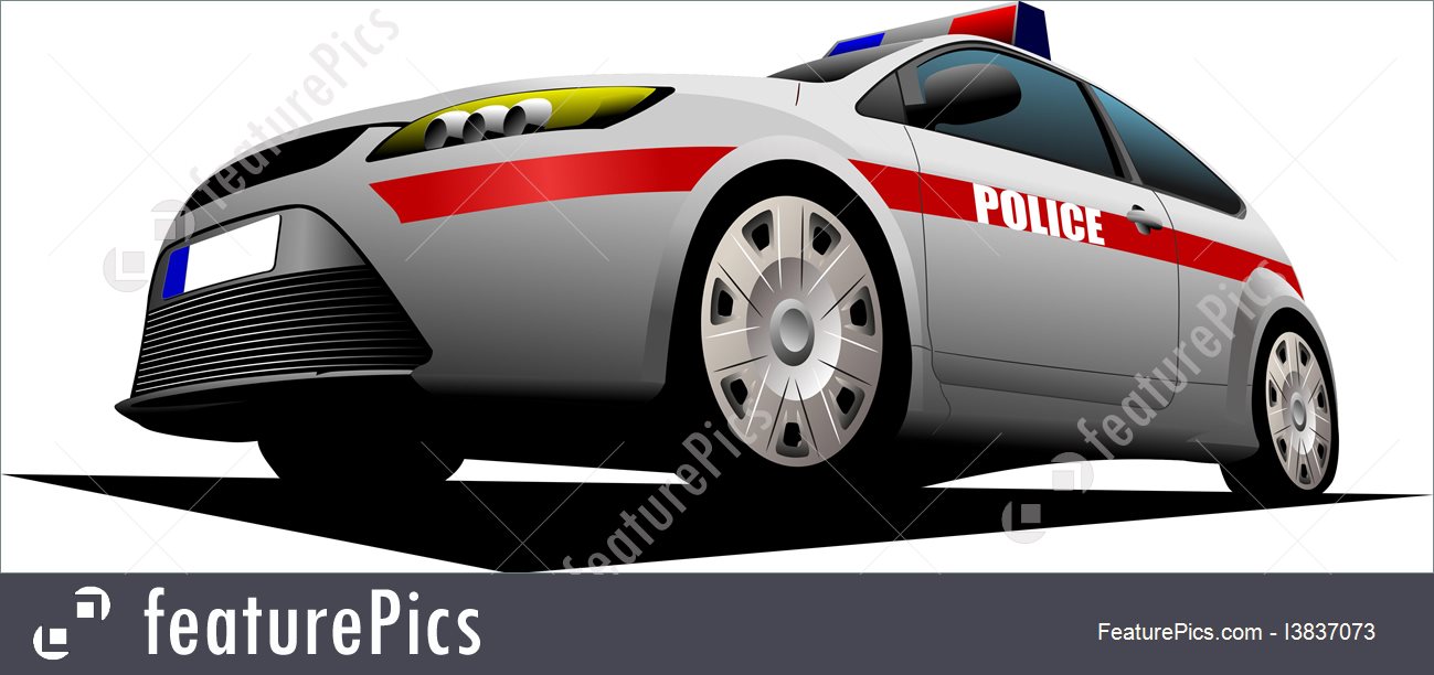 1299x612 Transportation Police Car Sheriff Vector