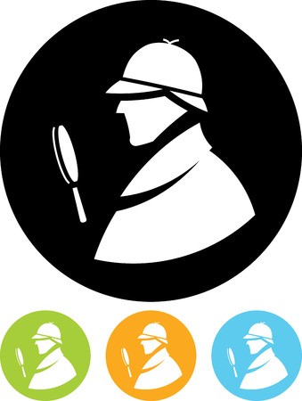 339x450 Detective Sherlock Holmes Vector Profile Icon Royalty Free Vector