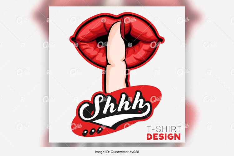 Shh Hand Sign T Shift Design 750x500 Shh Hand Sign T Shift Design