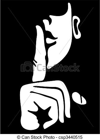 335x470 Finger On Lips Shhh Clipart