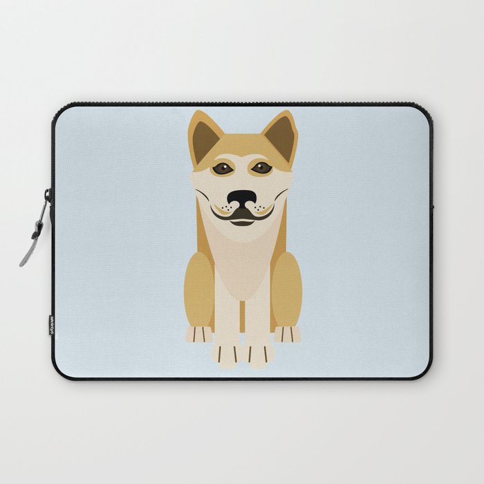 700x700 Shiba Dog Vector Laptop Sleeve