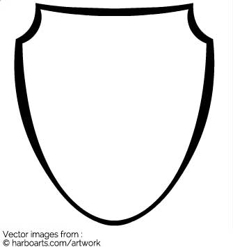 335x355 Shield Clipart Vector