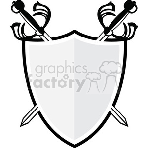 300x300 Vector Swords And Shield Clipart Royalty Free Gif, Png