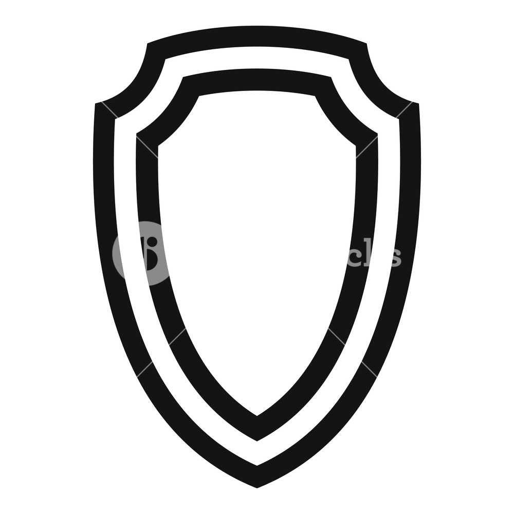 1000x1000 Army Shield Icon Simple Illustration Of Army Shield Vector Icon