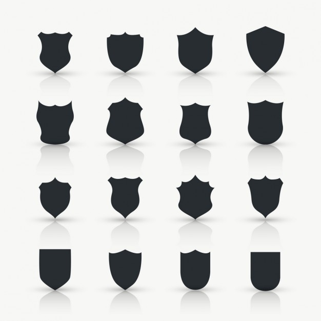 626x626 Shields, Icons Vector Free Download