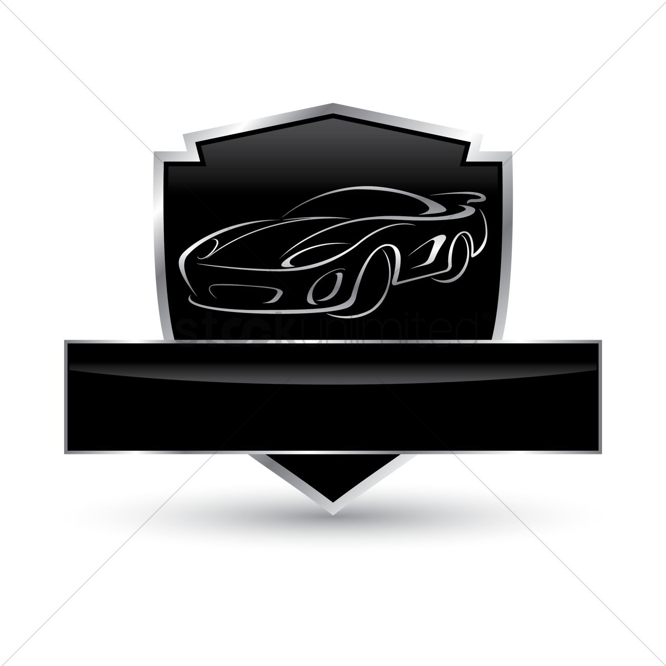 1300x1300 Car Shield Icon Vector Image