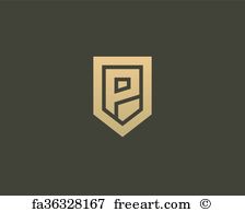 224x194 Free Art Print Of Abstract Shield Logo Design Template Premium