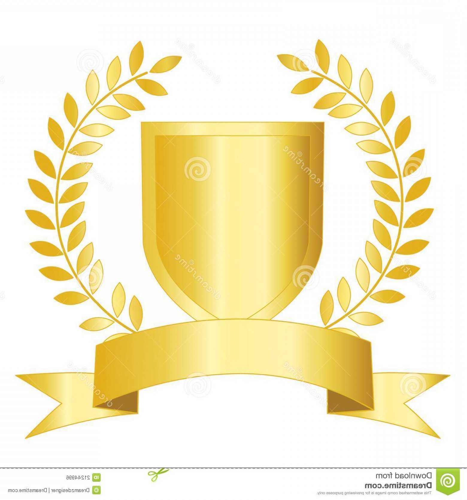 1560x1668 Ribbon With Gold Shield Vector Sarahgardan