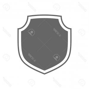 300x300 Photostock Vector Shield Shape Icon Hoodamath