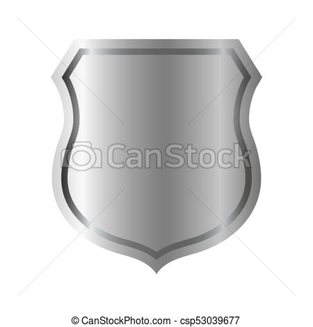 450x470 Shield Silver Gray Icon Shape Emblem Silver Shield Shape