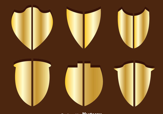 632x443 Gold Shield Shape Vectors Free Vector Download Cannypic