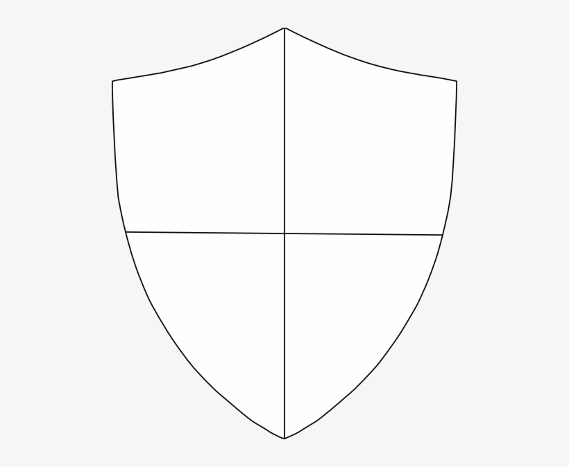 Shield Template Vector At Collection Of Shield