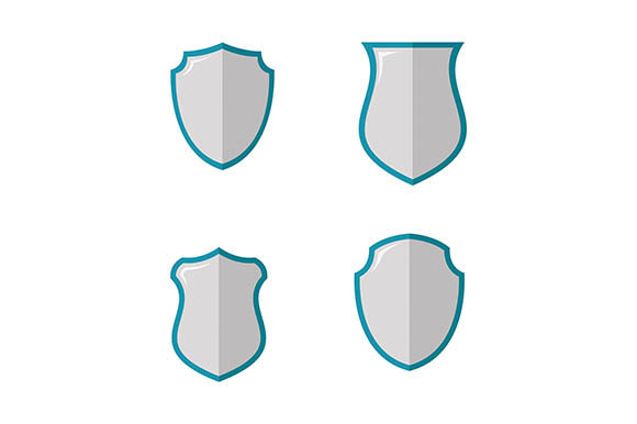 580x386 Shield Vector Security Logo Graphic