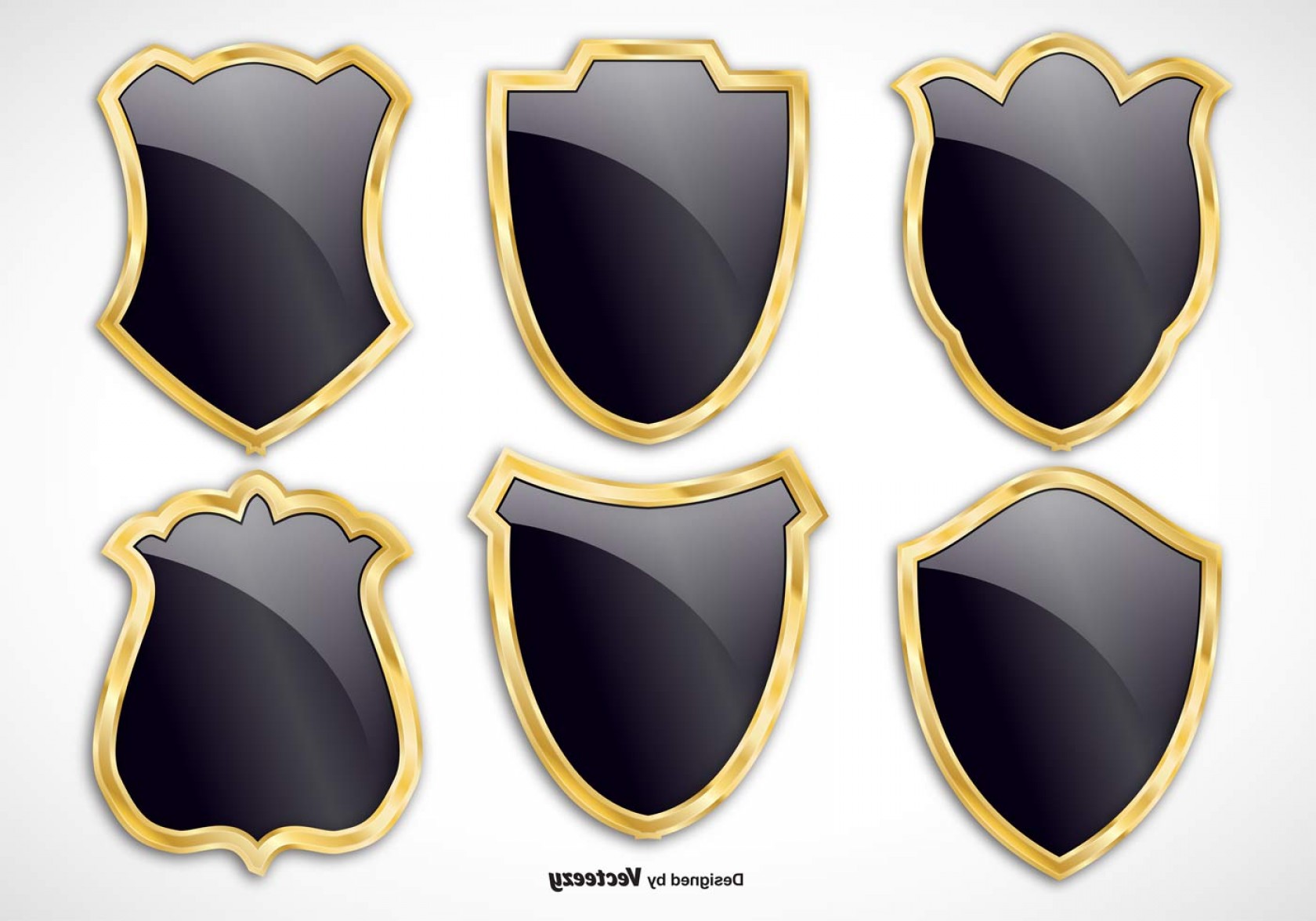 1680x1176 Black And Gold Vector Shield Set Soidergi