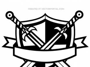 310x233 Free Heraldic Shield Vector Art Free Vectors Ui Download