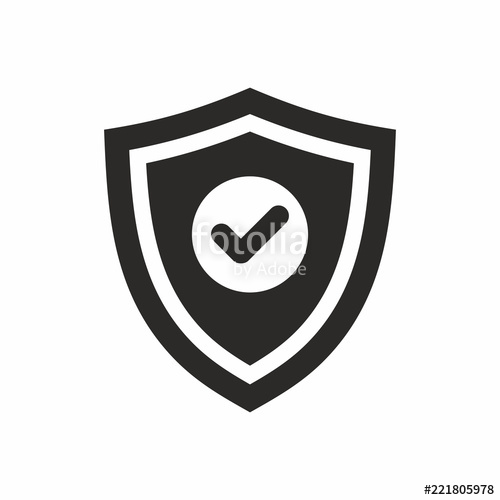 500x500 Shield Vector Icon Stock Image And Royalty Free Vector