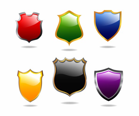 468x393 Vector Shields Vectors Stock In Format For Free Download