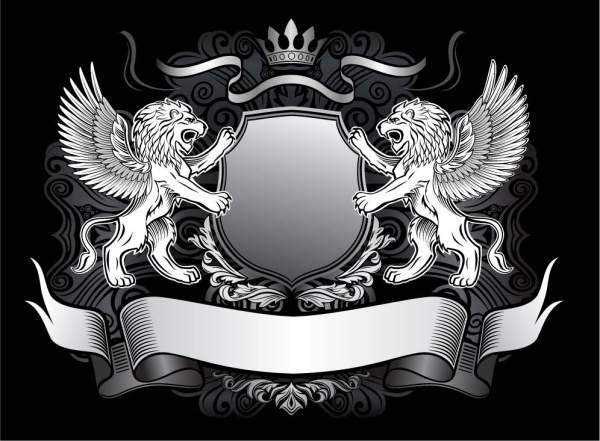 600x441 Lion Shield Vector Pattern Vector Free Vector Download