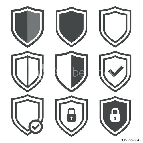 500x500 Shield Vector Free Red Shapes Icon Download Bdennis