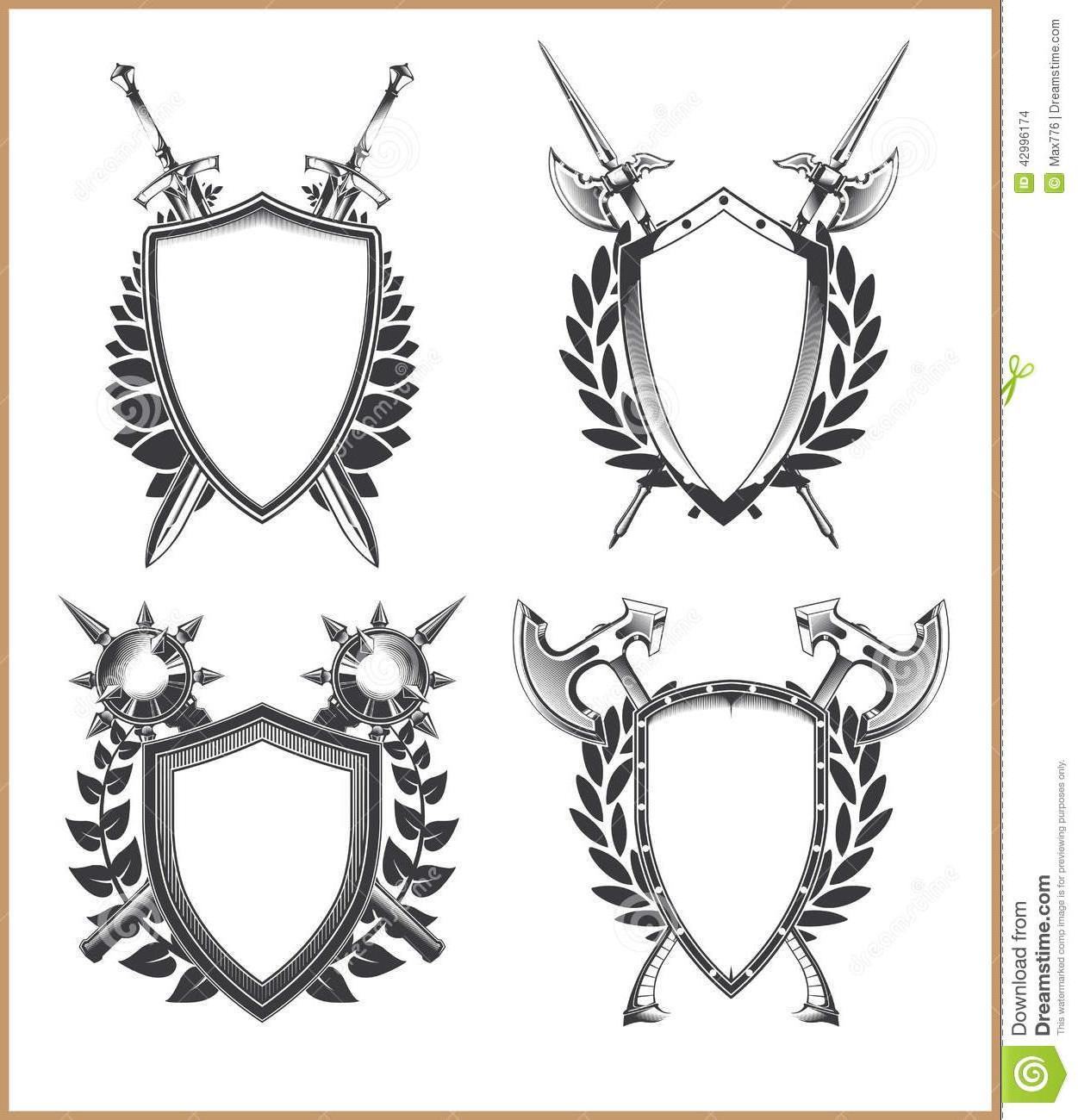 1251x1300 Best Blank Family Shield Vector Photos Vector Images Design